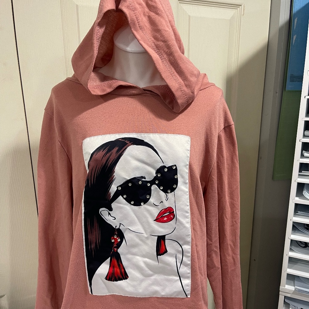 Junior Stylish long sleeve shirt with hoodie